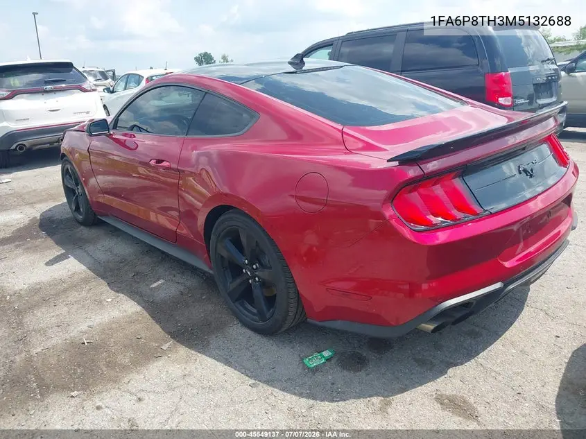 2021 Ford Mustang Ecoboost Premium Fastback VIN: 1FA6P8TH3M5132688 Lot: 45549137