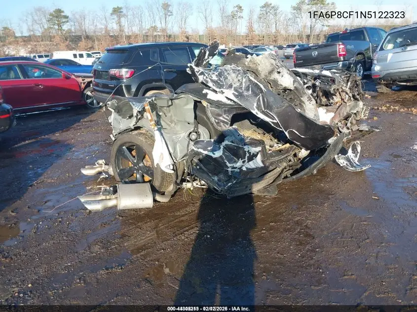 1FA6P8CF1N5122323 2022 Ford Mustang Gt Premium Fastback