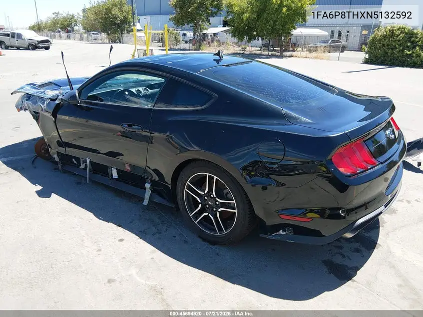 2022 Ford Mustang Ecoboost Fastback VIN: 1FA6P8THXN5132592 Lot: 45694920