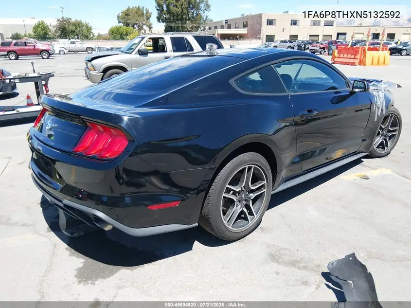 2022 Ford Mustang Ecoboost Fastback VIN: 1FA6P8THXN5132592 Lot: 45694920