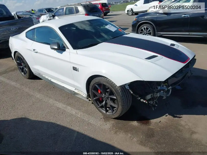 1FA6P8R02P5500204 2023 Ford Mustang Mach 1 Fastback