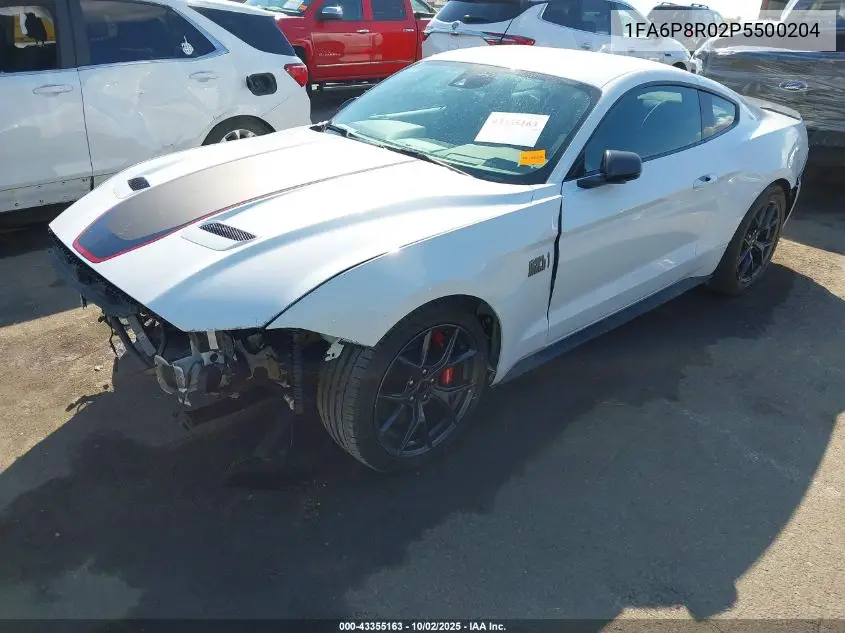 1FA6P8R02P5500204 2023 Ford Mustang Mach 1 Fastback