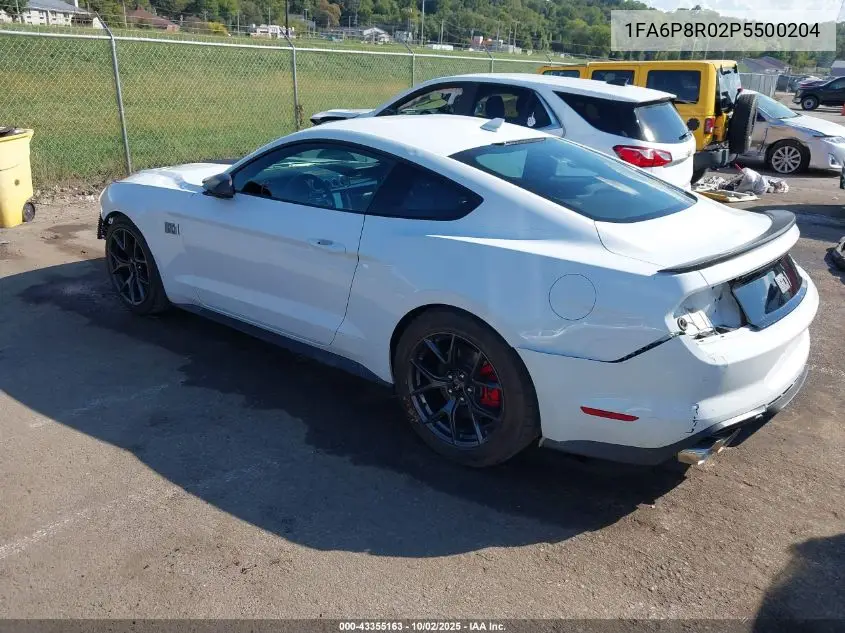 1FA6P8R02P5500204 2023 Ford Mustang Mach 1 Fastback