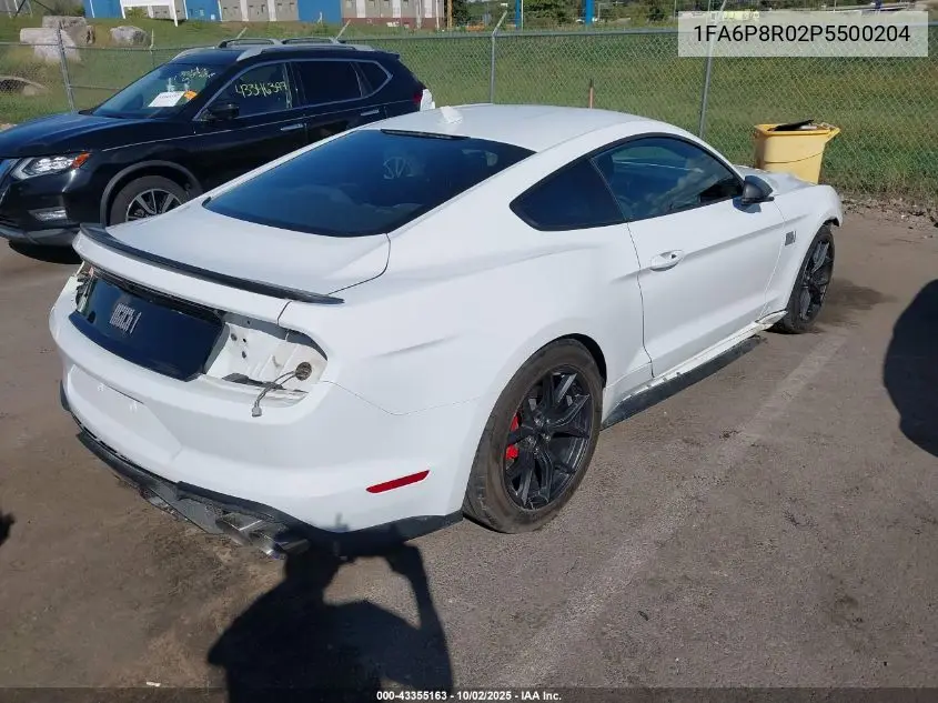 1FA6P8R02P5500204 2023 Ford Mustang Mach 1 Fastback