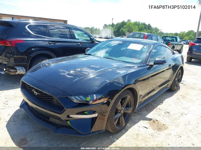 2023 Ford Mustang Ecoboost Premium Fastback VIN: 1FA6P8TH3P5102014 Lot: 45601655