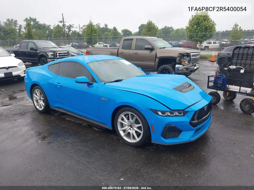 2024 Ford Mustang Gt Premium Fastback VIN: 1FA6P8CF2R5400054 Lot: 45575164