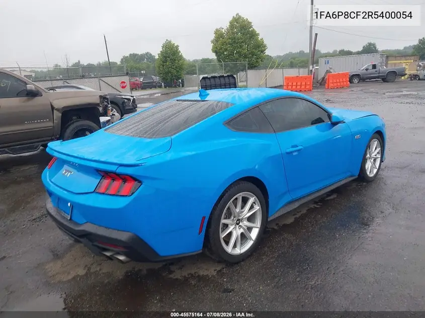 2024 Ford Mustang Gt Premium Fastback VIN: 1FA6P8CF2R5400054 Lot: 45575164