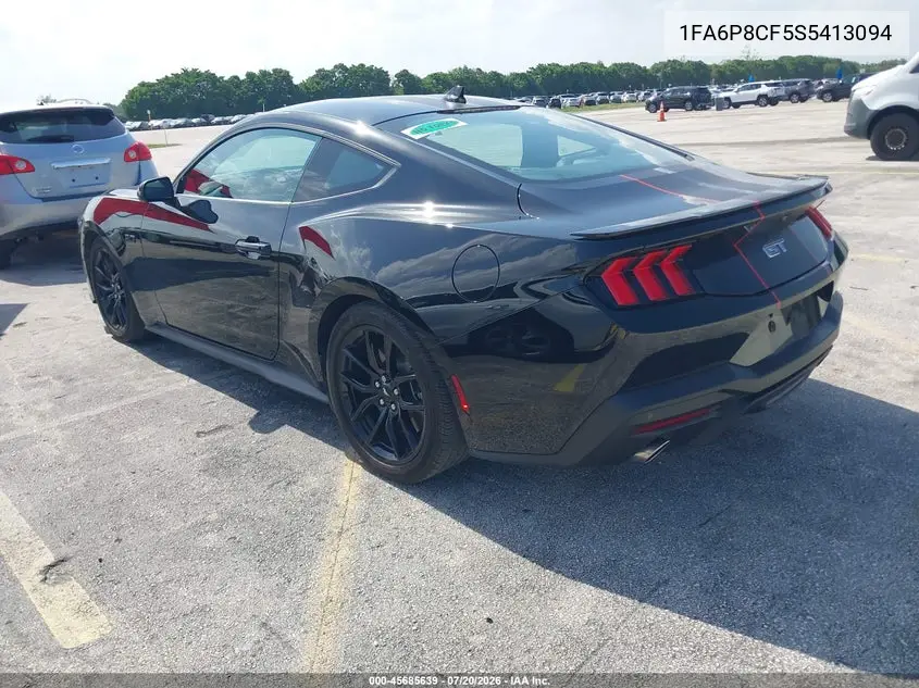 2025 Ford Mustang Gt Fastback VIN: 1FA6P8CF5S5413094 Lot: 45685639