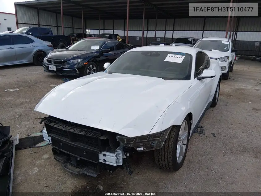 2026 Ford Mustang Ecoboost Premium Fastback VIN: 1FA6P8TH3T5110477 Lot: 45626134