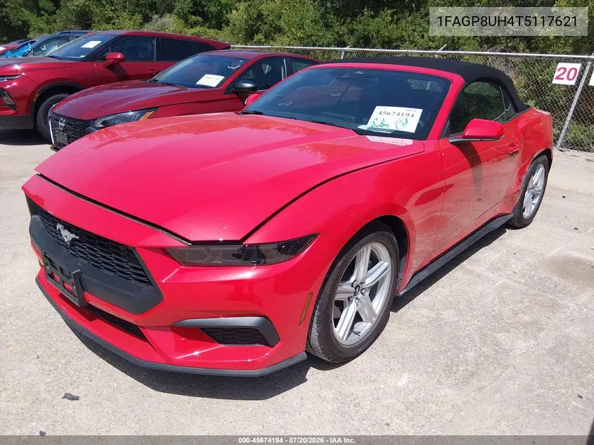 2026 Ford Mustang Ecoboost Premium VIN: 1FAGP8UH4T5117621 Lot: 45674194