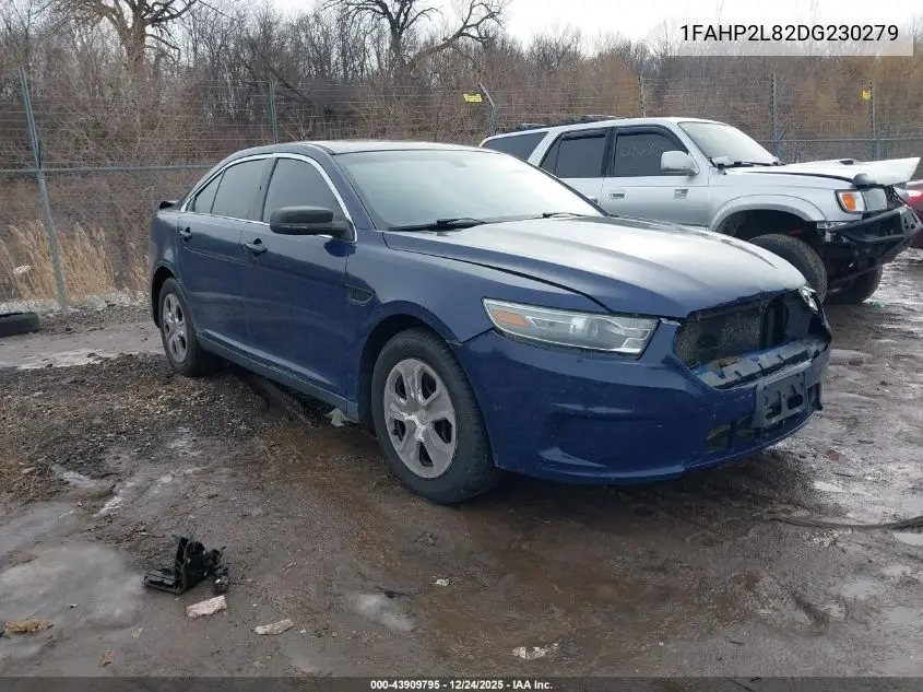2013 Ford Police Interceptor VIN: 1FAHP2L82DG230279 Lot: 43909795