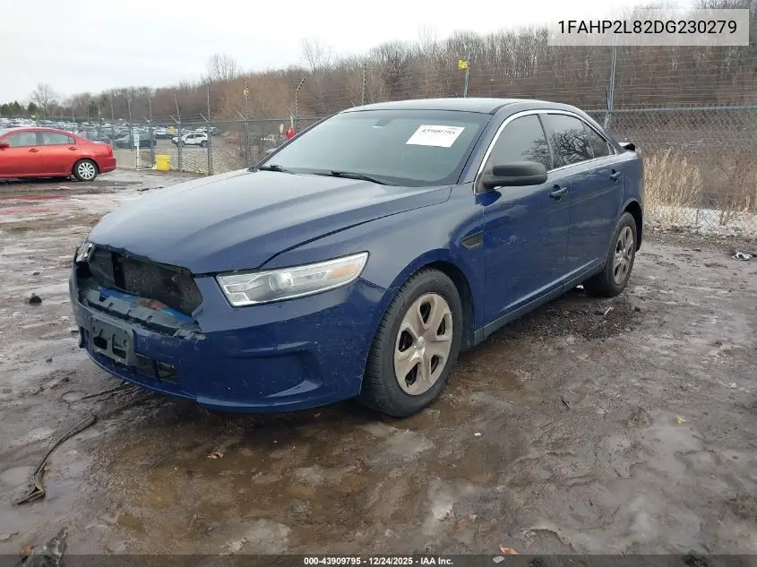 2013 Ford Police Interceptor VIN: 1FAHP2L82DG230279 Lot: 43909795
