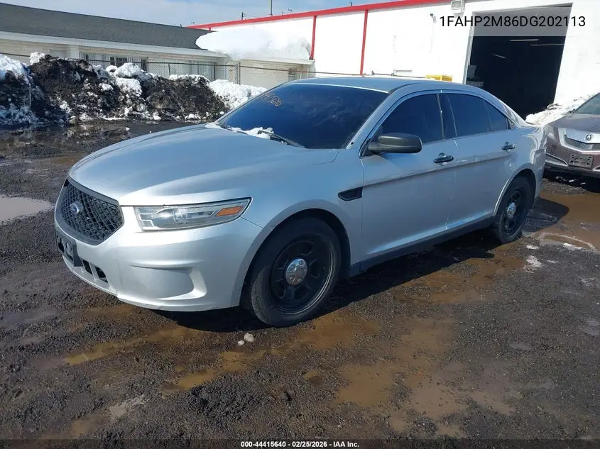 2013 Ford Police Interceptor VIN: 1FAHP2M86DG202113 Lot: 44415640