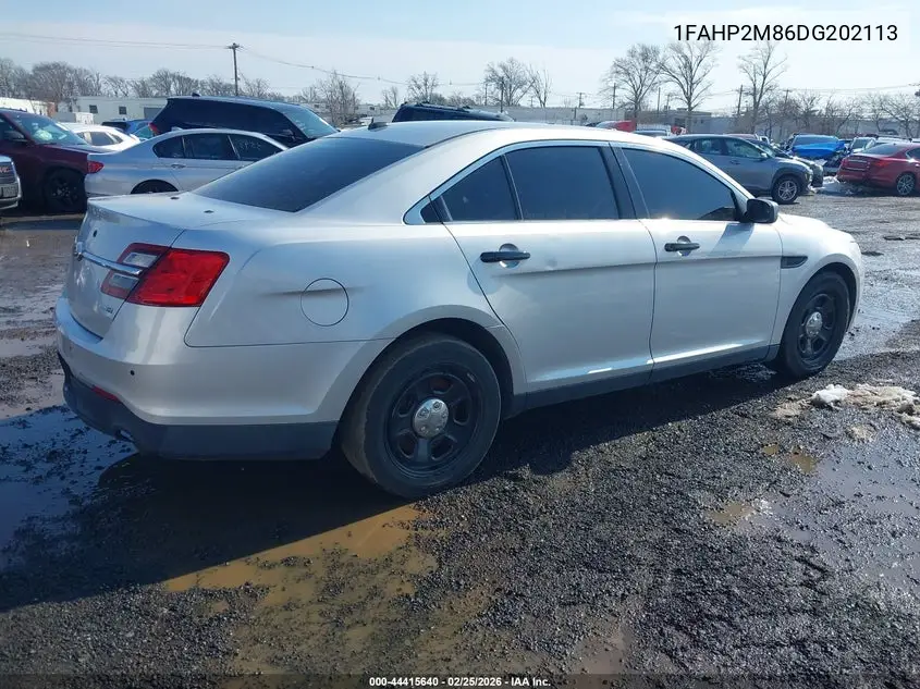 2013 Ford Police Interceptor VIN: 1FAHP2M86DG202113 Lot: 44415640