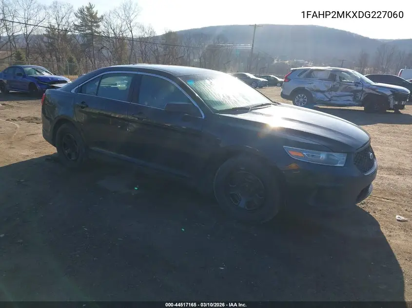 2013 Ford Police Interceptor VIN: 1FAHP2MKXDG227060 Lot: 44517165