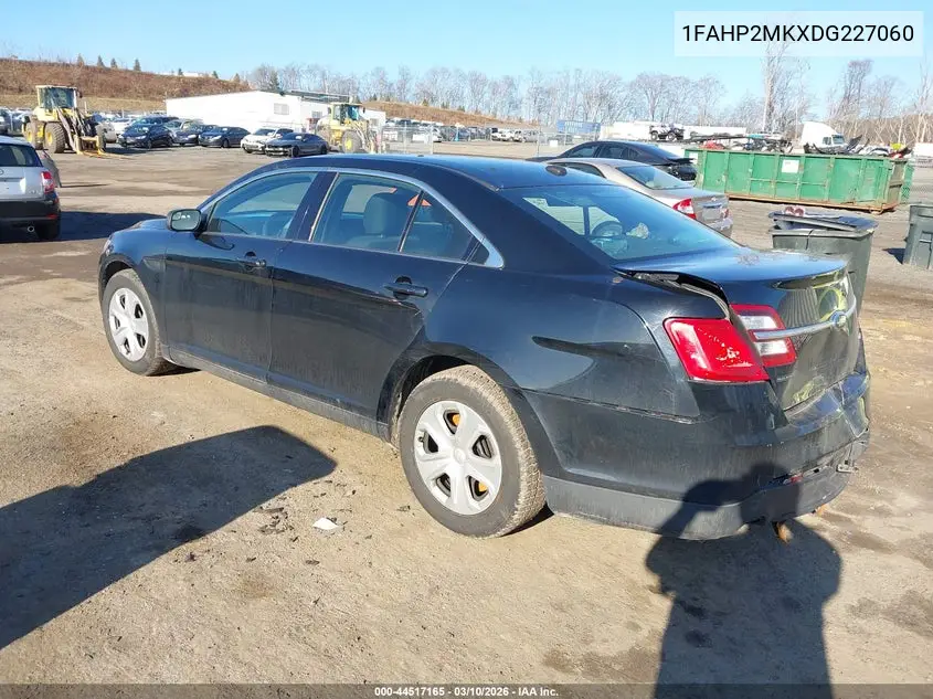 2013 Ford Police Interceptor VIN: 1FAHP2MKXDG227060 Lot: 44517165