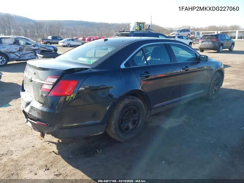 2013 Ford Police Interceptor VIN: 1FAHP2MKXDG227060 Lot: 44517165