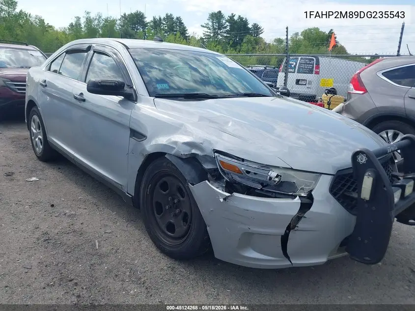 2013 Ford Police Interceptor VIN: 1FAHP2M89DG235543 Lot: 45124268