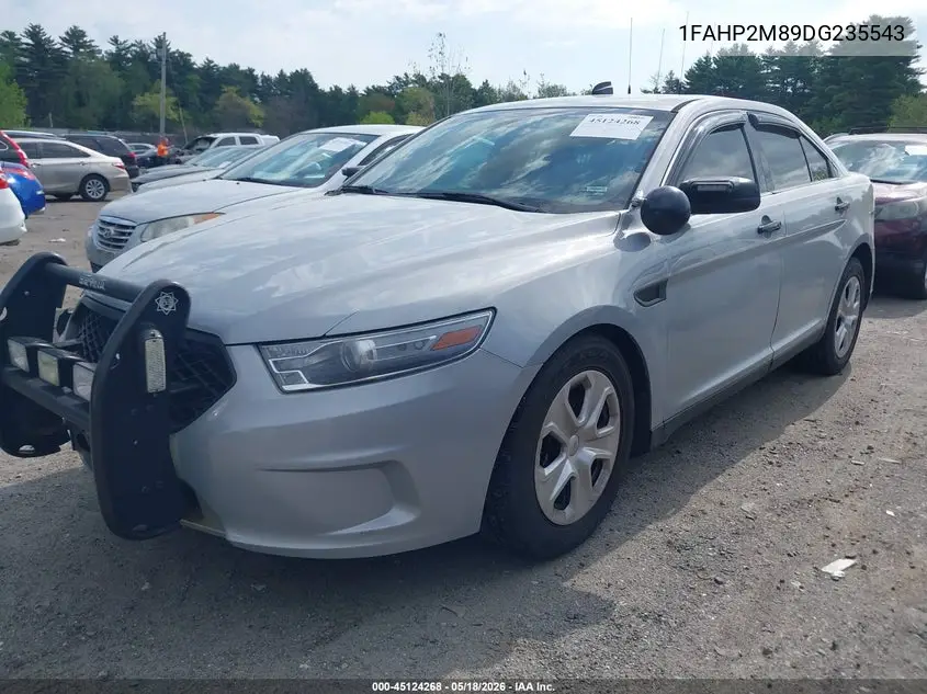 2013 Ford Police Interceptor VIN: 1FAHP2M89DG235543 Lot: 45124268