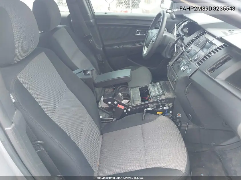 2013 Ford Police Interceptor VIN: 1FAHP2M89DG235543 Lot: 45124268