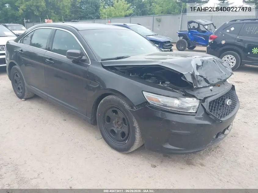 2013 Ford Police Interceptor VIN: 1FAHP2L84DG227478 Lot: 45473411