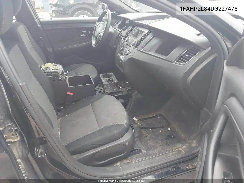 2013 Ford Police Interceptor VIN: 1FAHP2L84DG227478 Lot: 45473411