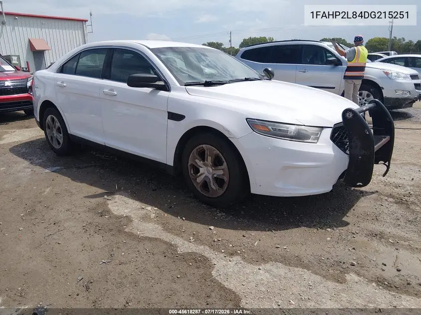 2013 Ford Police Interceptor VIN: 1FAHP2L84DG215251 Lot: 45618287