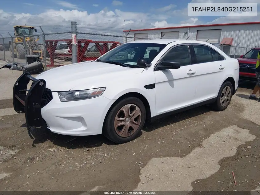 2013 Ford Police Interceptor VIN: 1FAHP2L84DG215251 Lot: 45618287