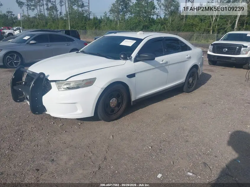 2014 Ford Police Interceptor VIN: 1FAHP2MK5EG109239 Lot: 45217553