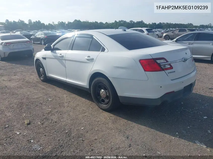 2014 Ford Police Interceptor VIN: 1FAHP2MK5EG109239 Lot: 45217553