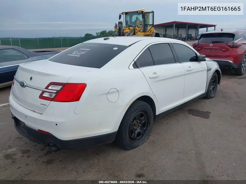 2014 Ford Police Interceptor VIN: 1FAHP2MT6EG161665 Lot: 45276865