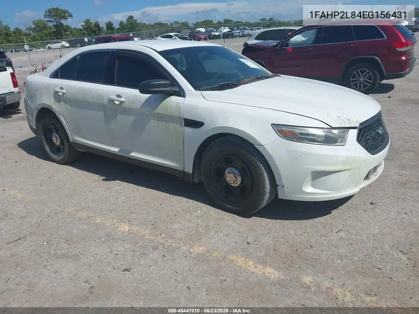 2014 Ford Police Interceptor VIN: 1FAHP2L84EG156431 Lot: 45447010