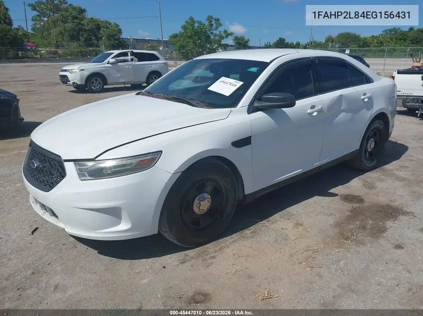 2014 Ford Police Interceptor VIN: 1FAHP2L84EG156431 Lot: 45447010