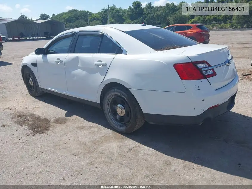 2014 Ford Police Interceptor VIN: 1FAHP2L84EG156431 Lot: 45447010