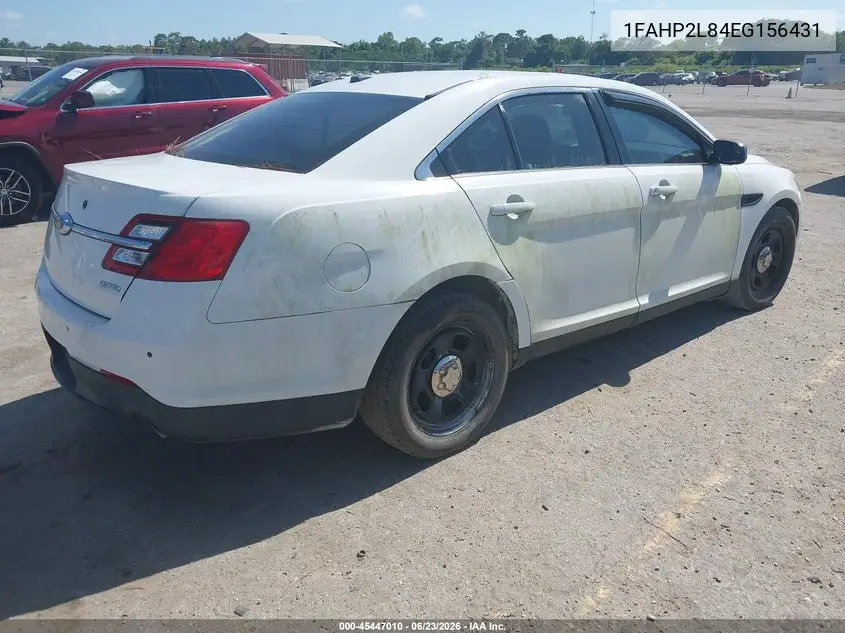 2014 Ford Police Interceptor VIN: 1FAHP2L84EG156431 Lot: 45447010