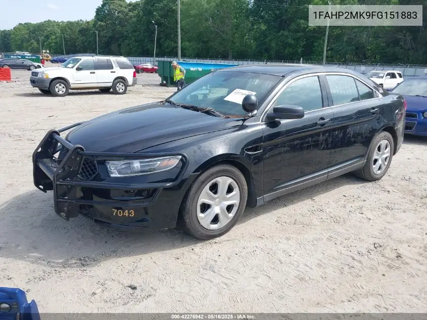 2015 Ford Police Interceptor VIN: 1FAHP2MK9FG151883 Lot: 42276942