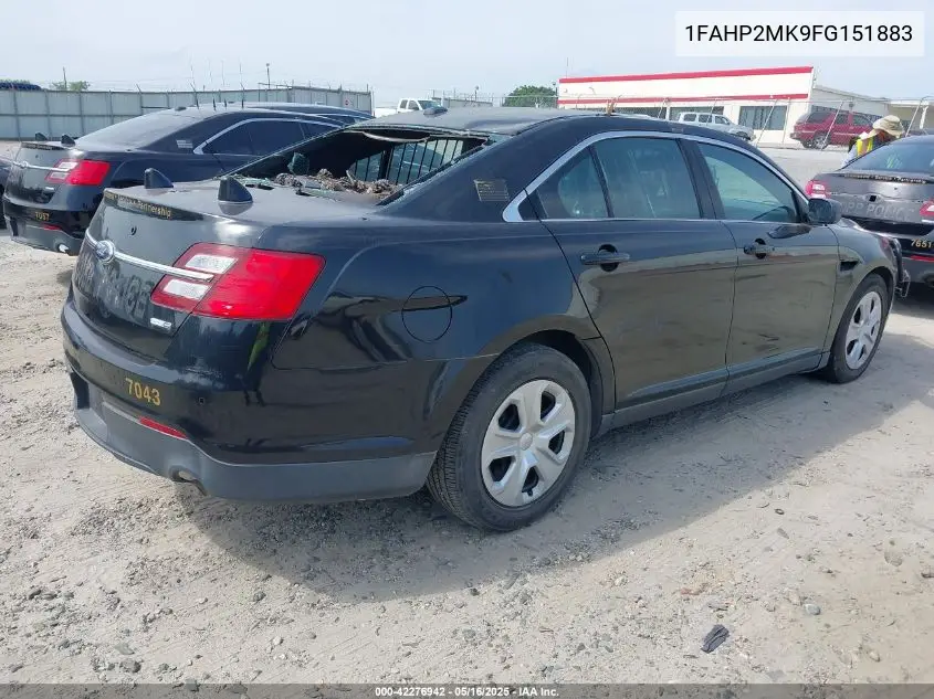 2015 Ford Police Interceptor VIN: 1FAHP2MK9FG151883 Lot: 42276942