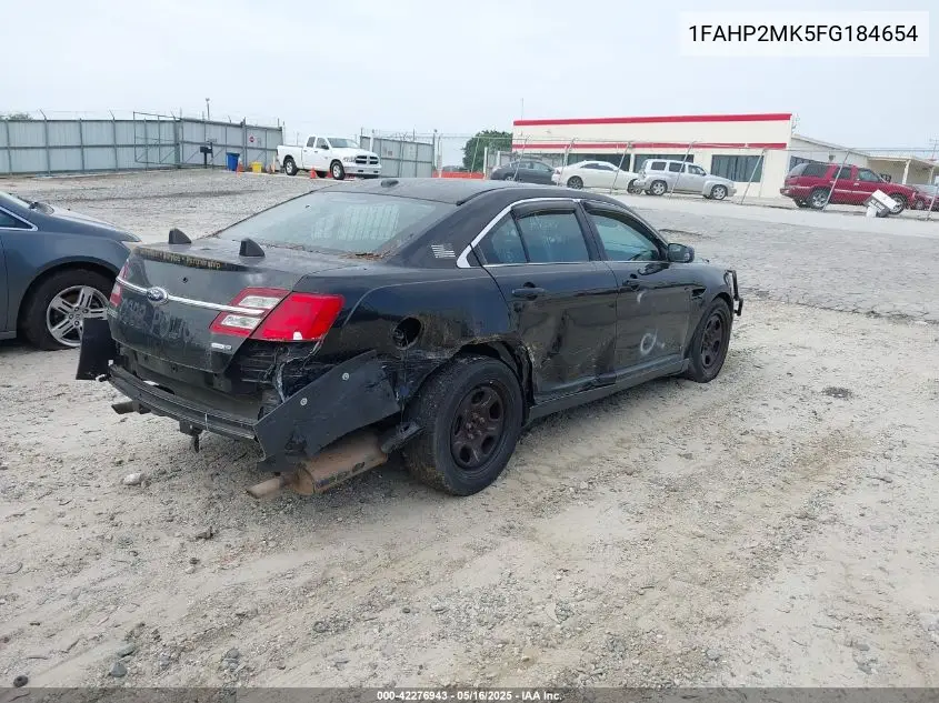 2015 Ford Police Interceptor VIN: 1FAHP2MK5FG184654 Lot: 42276943