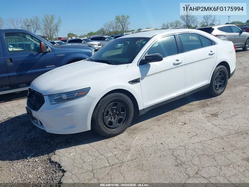 2015 Ford Police Interceptor VIN: 1FAHP2MK6FG175994 Lot: 44918186