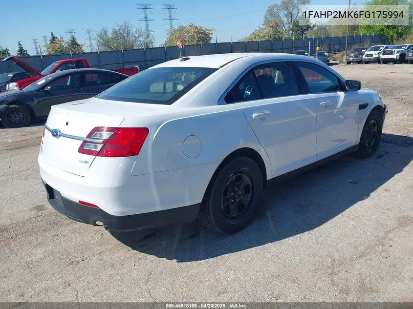 2015 Ford Police Interceptor VIN: 1FAHP2MK6FG175994 Lot: 44918186