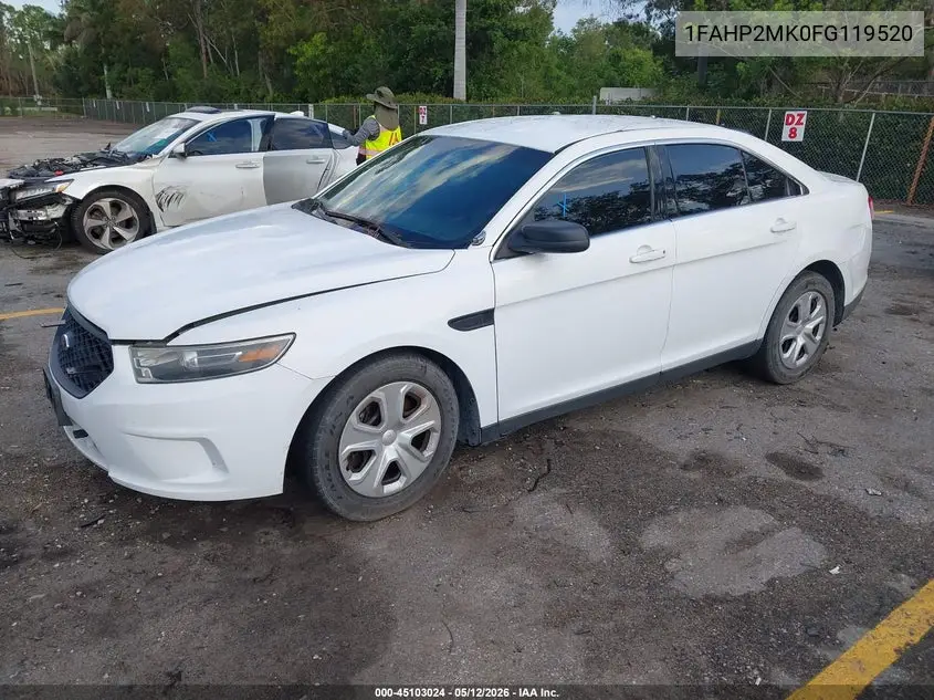 2015 Ford Police Interceptor VIN: 1FAHP2MK0FG119520 Lot: 45103024