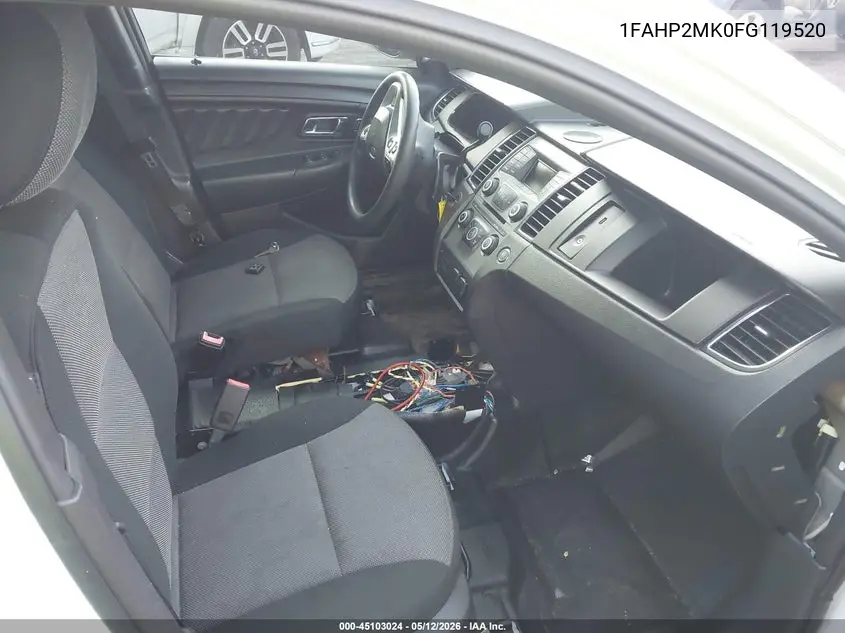 2015 Ford Police Interceptor VIN: 1FAHP2MK0FG119520 Lot: 45103024