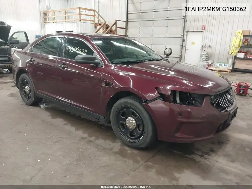 2015 Ford Police Interceptor VIN: 1FAHP2MK9FG150362 Lot: 45309629