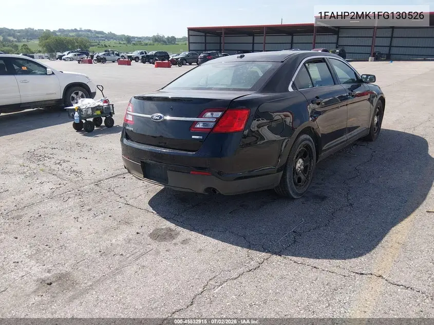2015 Ford Police Interceptor VIN: 1FAHP2MK1FG130526 Lot: 45532915