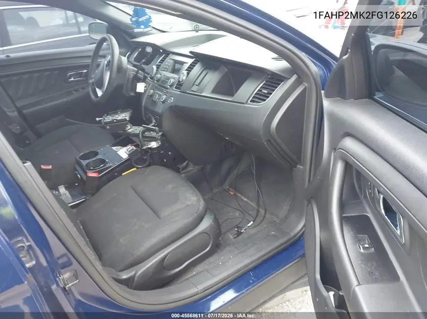 2015 Ford Police Interceptor VIN: 1FAHP2MK2FG126226 Lot: 45568611