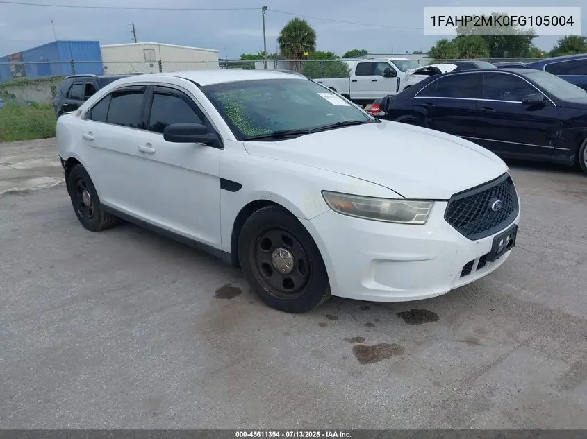 2015 Ford Police Interceptor VIN: 1FAHP2MK0FG105004 Lot: 45611354