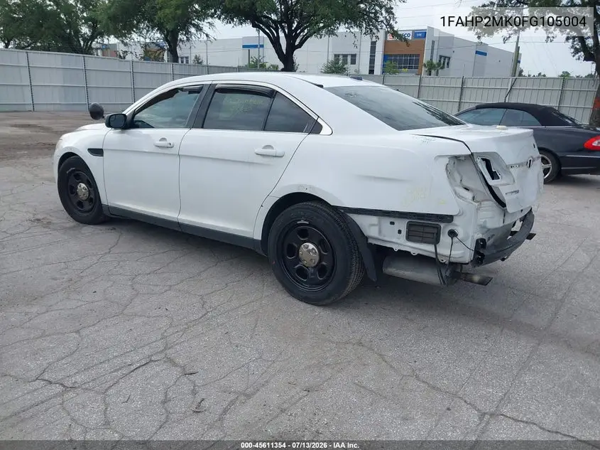 2015 Ford Police Interceptor VIN: 1FAHP2MK0FG105004 Lot: 45611354