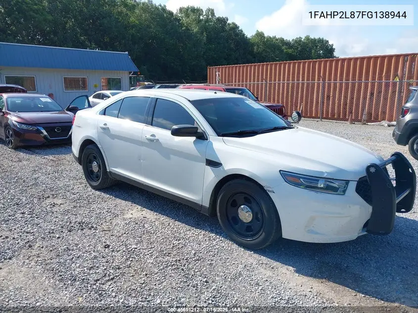 2015 Ford Police Interceptor VIN: 1FAHP2L87FG138944 Lot: 45651212