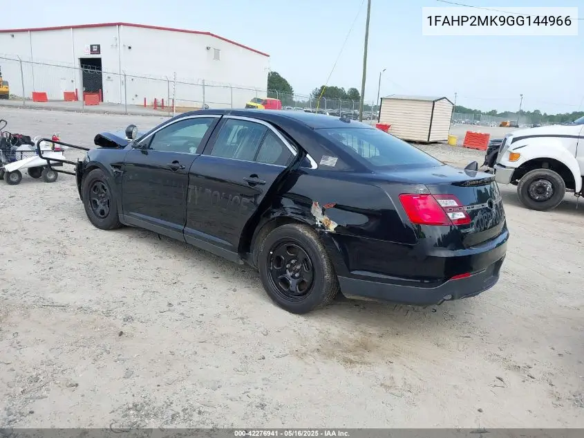 2016 Ford Police Interceptor VIN: 1FAHP2MK9GG144966 Lot: 42276941
