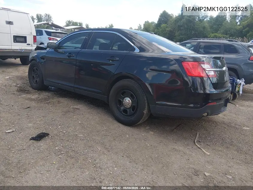 2016 Ford Police Interceptor VIN: 1FAHP2MK1GG122525 Lot: 45077142